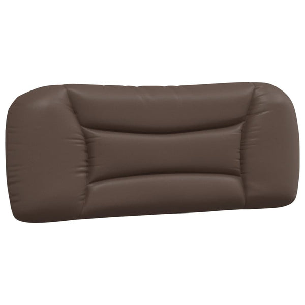 vidaXL "Hvar" Brown Faux Leather Bed with Mattress 100x200 cm