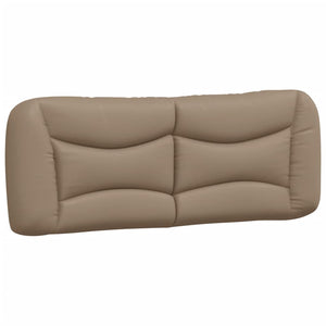 vidaXL Bed with Mattress "Hvar" Cappuccino Brown 140x200 cm Faux Leather