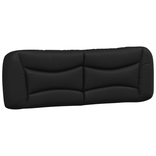 vidaXL Bed with Mattress "Hvar" Black 160x200 cm Faux Leather