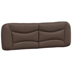 vidaXL Bed with Mattress "Hvar" Brown 160x200 cm Faux Leather