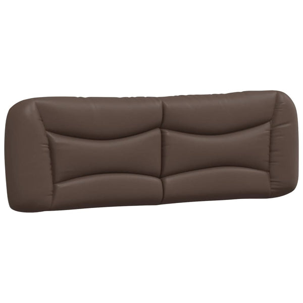 vidaXL Bed with Mattress "Hvar" Brown 160x200 cm Faux Leather