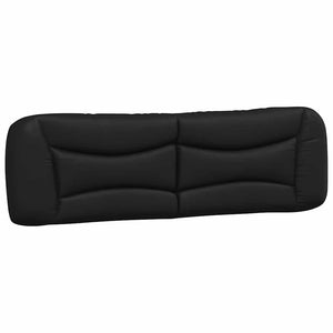 vidaXL Bed with Mattress "Hvar" Black 180x200 cm Faux Leather
