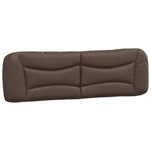 vidaXL Bed with Mattress "Hvar" Brown 180x200 cm Faux Leather