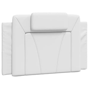 vidaXL "Viana" Bed with Mattress White 90x190 cm Faux Leather