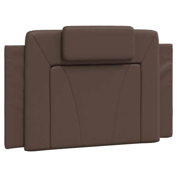 vidaXL "Viana" Bed with Mattress Brown 90x190 cm Faux Leather