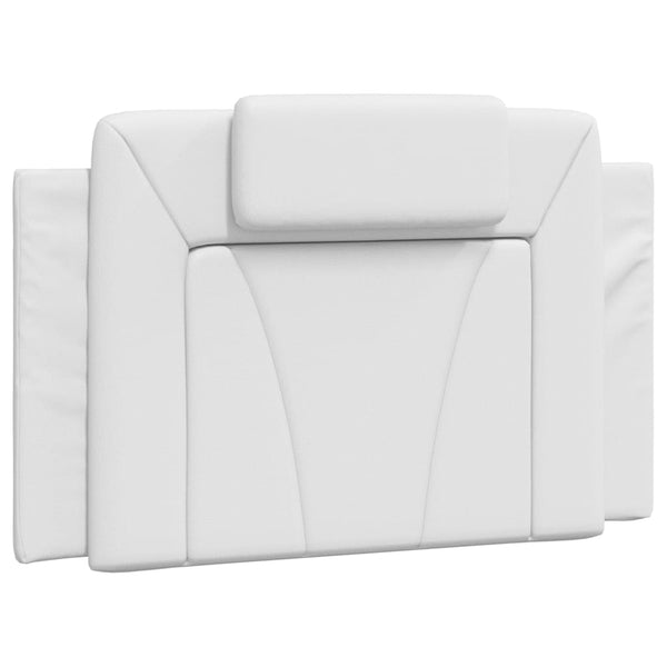 vidaXL Bed "Viana" with Mattress White 90x200 cm Faux Leather