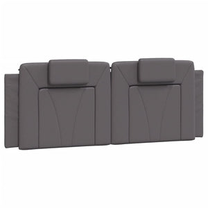 vidaXL Bed "Viana" with Mattress Grey 120x200 cm Faux Leather