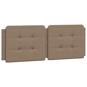 vidaXL Bed with Mattress "Zadar" Cappuccino Brown 160x200 cm Faux Leather