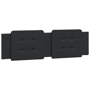 vidaXL Bed with Mattress "Zadar" Black 180x200 cm Faux Leather