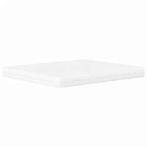 vidaXL Bed with Mattress "Zadar" Black 180x200 cm Faux Leather
