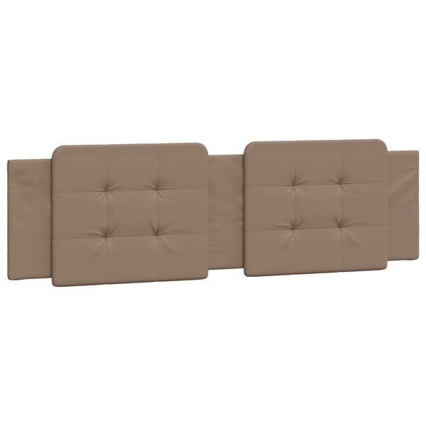 vidaXL Bed with Mattress "Zadar" Cappuccino-Brown 180x200 cm Faux Leather