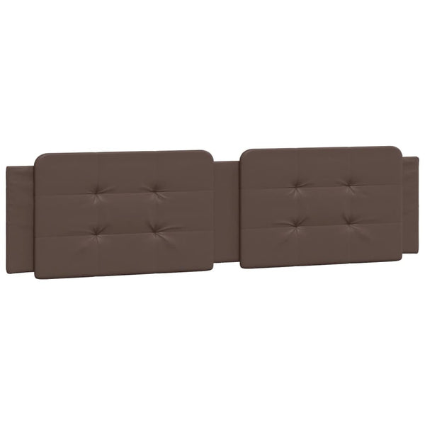 vidaXL Bed with Mattress "Zadar" Brown 200x200 cm Faux Leather