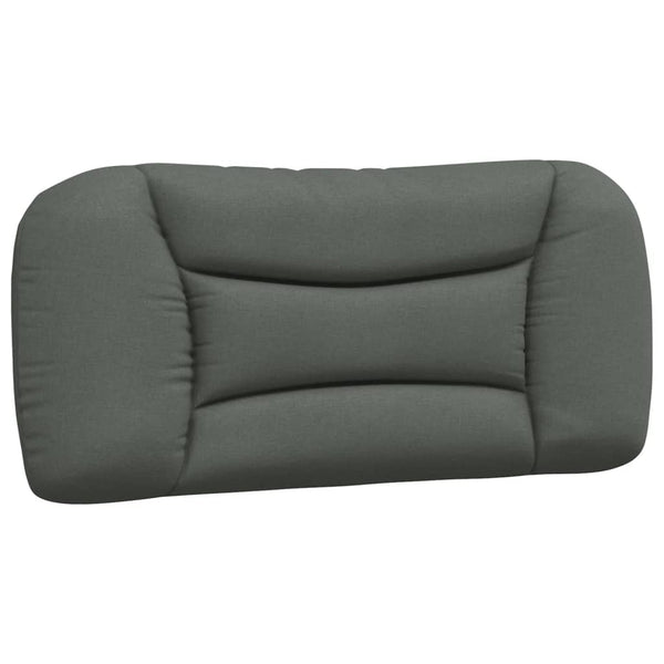 vidaXL LED Bed Frame without Mattress "Hvar" Dark Grey 80x200 cm Fabric