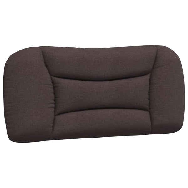 vidaXL LED Bed Frame without Mattress "Hvar" Dark Brown 80x200 cm Fabric