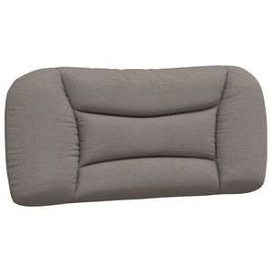 vidaXL LED Bed Frame without Mattress "Hvar" Taupe 80x200 cm Fabric