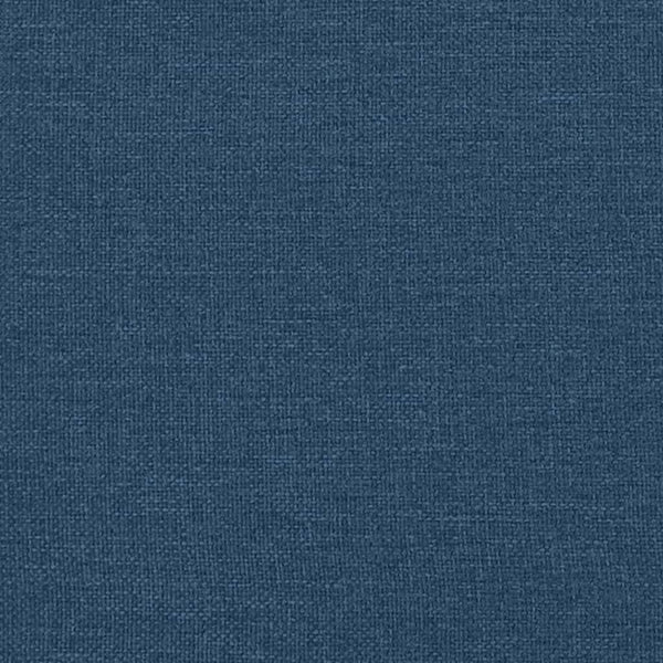 vidaXL LED Bed Frame without Mattress "Hvar" Blue 90x190 cm Fabric