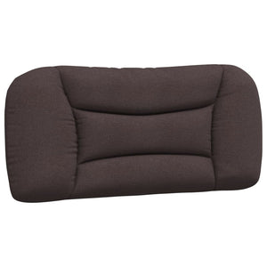 vidaXL LED Bed Frame without Mattress "Hvar" Dark Brown 90x200 cm Fabric