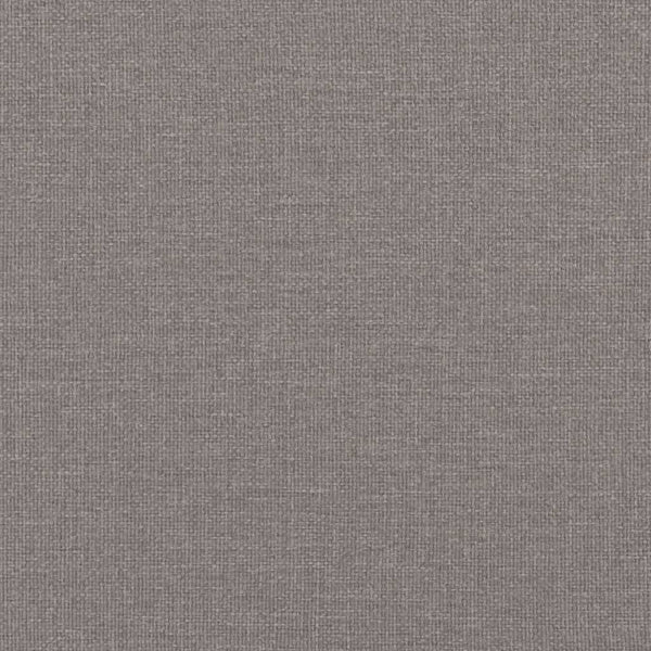 vidaXL LED Bed Frame without Mattress "Hvar" Taupe 90x200 cm Fabric