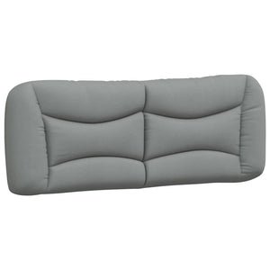 vidaXL LED Bed Frame without Mattress "Hvar" Light Grey 180x200 cm Fabric