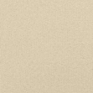 vidaXL LED Bed Frame without Mattress "Hvar" Cream 180x200 cm Fabric