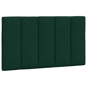 vidaXL LED Bed Frame without Mattress "Hanko" Dark Green 80x200 cm Velvet