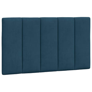 vidaXL LED Bed Frame without Mattress "Hanko" Blue 80x200 cm Velvet
