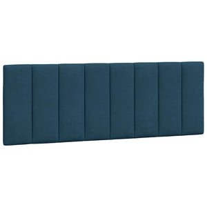 vidaXL LED Bed Frame without Mattress "Hanko" Blue 120x200 cm Velvet
