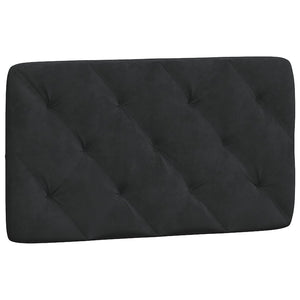 vidaXL LED Bed Frame without Mattress Black 90x190 cm Velvet