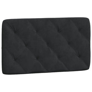 vidaXL LED Bed Frame without Mattress Black 90x200 cm Velvet