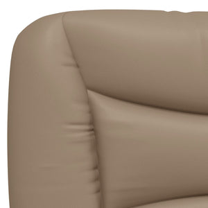 Bettgestell mit LED Cappuccino-Braun 140x200 cm