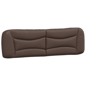 vidaXL LED Bed Frame without Mattress "Hvar" Brown 180x200 cm