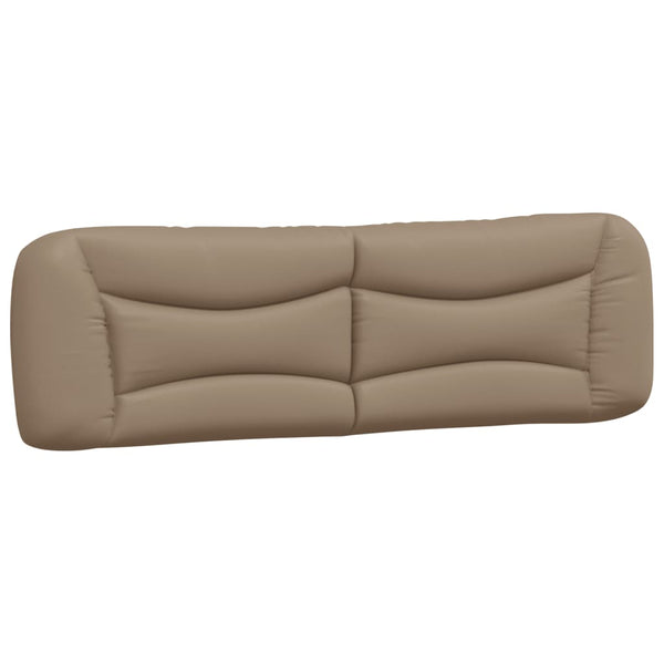 vidaXL LED Bed Frame without Mattress "Hvar" Cappuccino Brown 180x200 cm