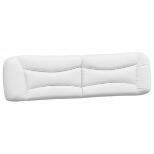 vidaXL LED Bed Frame without Mattress "Hvar" White and Black 200x200 cm