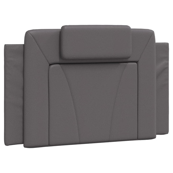 vidaXL "Viana" Bed Frame with LED, No Mattress, Grey, 80x200 cm