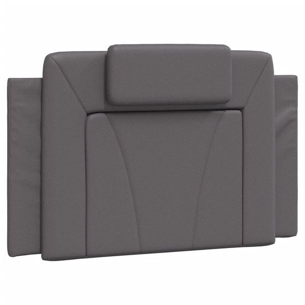 vidaXL "Viana" Bed Frame with LED, Without Mattress, Grey, 90x200 cm