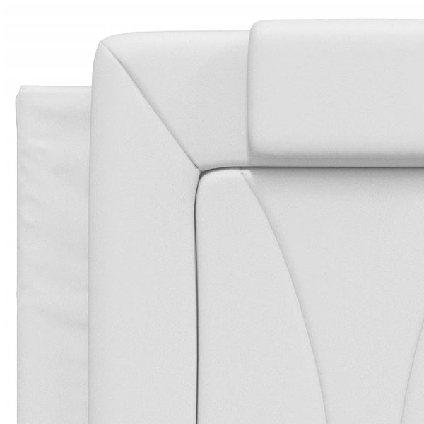 Bettgestell Viana 120x200 cm mit LED, Weiß