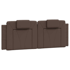 Bettgestell Viana 120x200 cm mit LED Braun