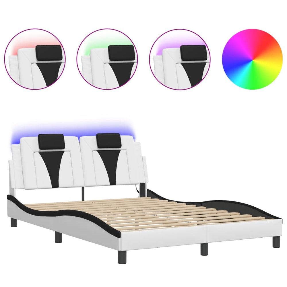 Bettgestell Viana 120x200 cm mit LED