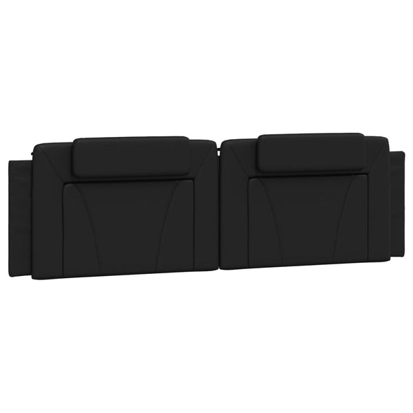 Bettgestell Viana mit LED Schwarz 180x200 cm