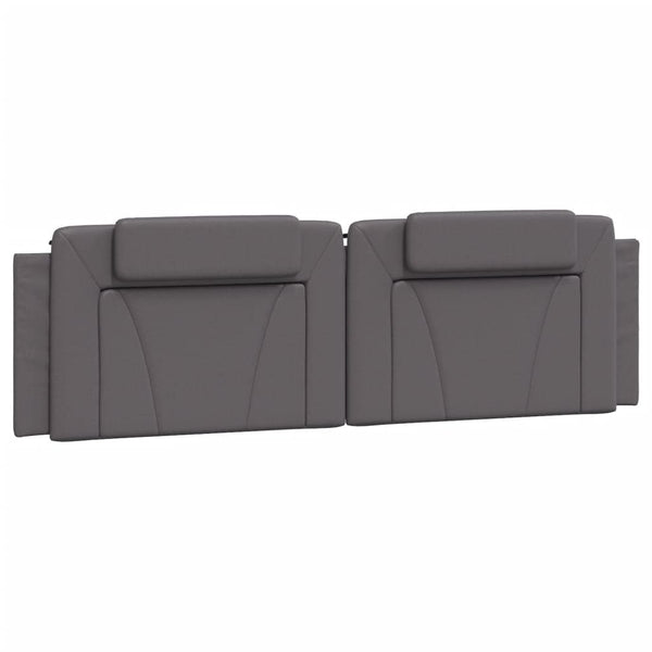 Bettgestell Viana mit LED Grau 180x200 cm