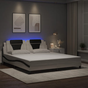 Bettgestell Viana 180x200 cm mit LED
