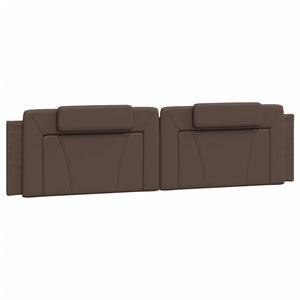 Bettgestell Viana Braun 200x200 cm mit LED