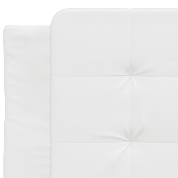 Bettgestell Weiß mit LED 80x200 cm