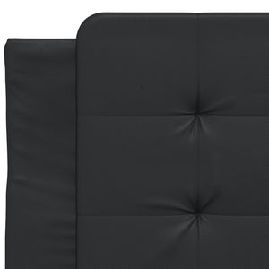 vidaXL LED Bed Frame without Mattress "Zadar" Black 90x190 cm