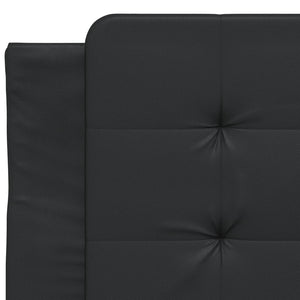 vidaXL LED Bed Frame without Mattress "Zadar" Black 90x200 cm