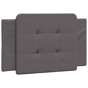 vidaXL LED Bed Frame without Mattress "Zadar" Grey 90x200 cm