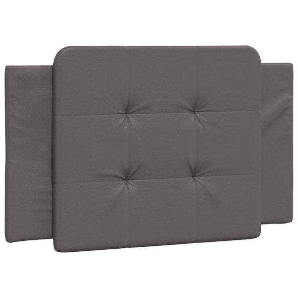 vidaXL LED Bed Frame without Mattress "Zadar" Grey 90x200 cm