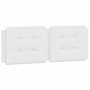 vidaXL LED Bed Frame without Mattress "Zadar" White 120x200 cm