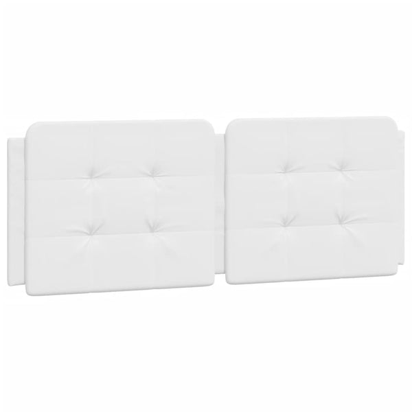vidaXL LED Bed Frame without Mattress "Zadar" White 120x200 cm