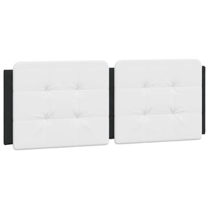 vidaXL LED Bed Frame without Mattress "Zadar" Black and White 120x200 cm